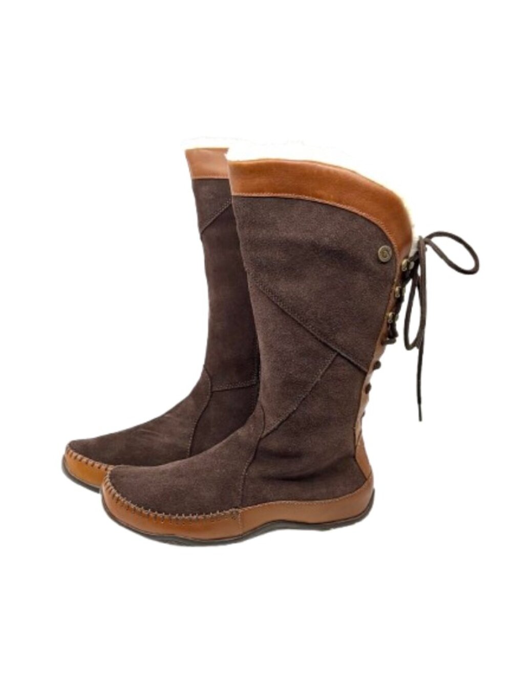 THE NORTH FACE Janey Suede Moccasin Winter Boots - (Size 8) NWOT